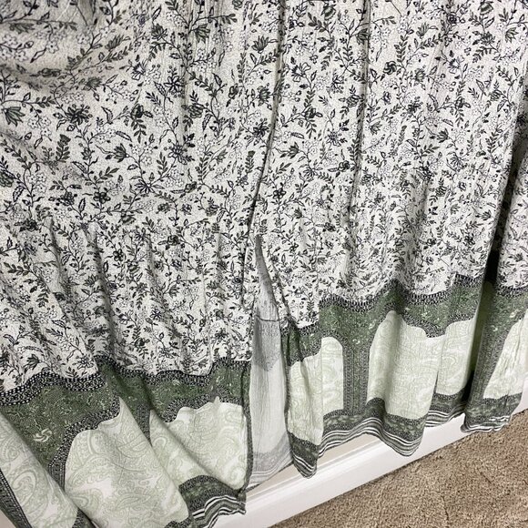 Wonderly Floral Maxi Dress Womens 3X Short Sleeves V Neck Boho - Picture 5 of 7